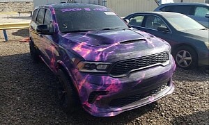 This Poor 2021 Purple Dodge Durango SRT Hellcat Is Dirt Cheap, but Nobody Wants It