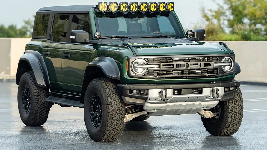 2022 Ford Bronco Raptor with 4,200 miles on the odometer