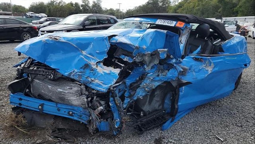 2022 Ford Mustang destroyed after only one year on the road