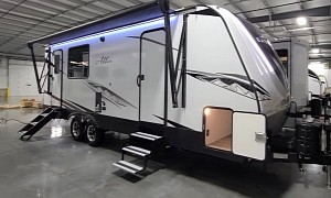 This 2023 Alta Travel Trailer Cleverly Fits Inside All the Comforts of Home