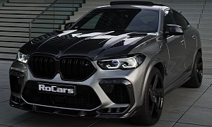 This 2023 BMW X6 M Competition Is Covered in Carbon Fiber, Looks Like a Monster