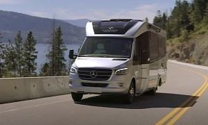 This 2023 Compact Luxury Unity RV Comes With Two Sleeping Areas