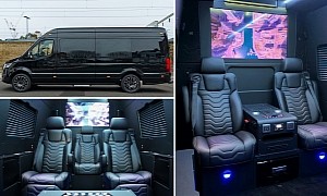 This 2024 Mercedes Sprinter Van Has a Custom Luxury Interior, Costs Lamborghini Urus Money