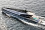 This 233-Foot Luxury Superyacht Concept Looks as Sharp as a Knife