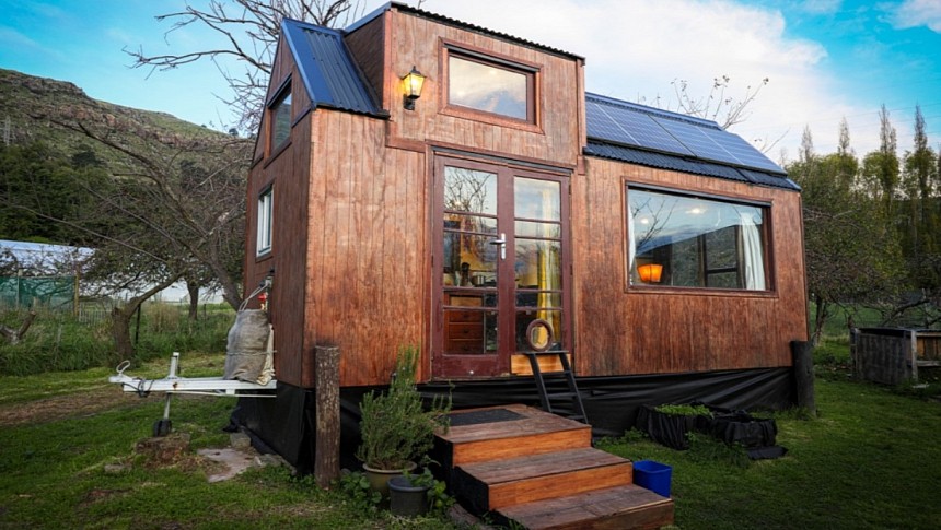 Whimsical Tiny Home Made Entirely of Recycled and Reclaimed Materials