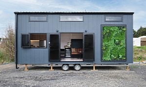 This 26-ft Tiny House Boasts a Creative Open-Plan Layout With Two Lounging Areas