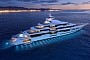This 262-Foot Superyacht Has a Fabulous Beach Club That Opens Up on Three Sides