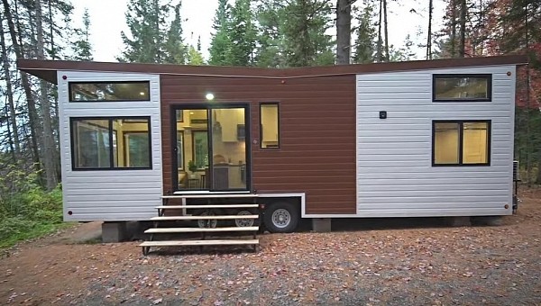 Modern 34-ft-long tiny home has it all