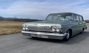 This 350-Swapped 1962 Chevrolet Bel Air Sleeper Wagon Is One Fine Restomod