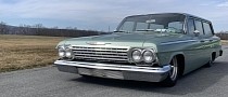 This 350-Swapped 1962 Chevrolet Bel Air Sleeper Wagon Is One Fine Restomod