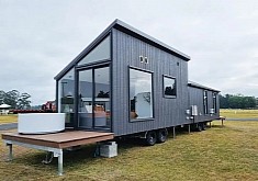 This 39-foot Tiny Breaks the Norm With An Impressive Two-Trailer Design