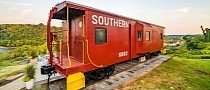 This 40-Ft Train Caboose Was Converted Into an Amazing Tiny Home