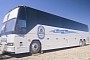 This 45-Foot Greyhound Bus Has Been Converted Into a Home on Wheels With a King Size Bed