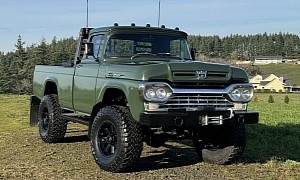 This 454 V8 F600 K10 Is What Happens When Ford and Chevy Have a Pick-Up Baby
