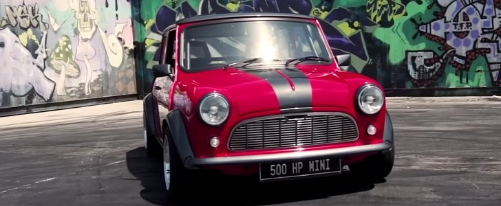 This 1974 500-HP Mini Cooper Is the Perfect Example of Big Things Come ...