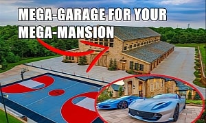 This $6 Million Custom Garage Is Attached to an Insane Mega-Mansion Like No Other