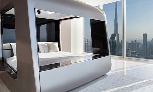 This $60K Smart Bed Doubles as a Home Cinema, Comes With a 70-Inch TV Screen