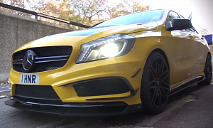 This A 45 AMG Doesn't Like Speedbumps