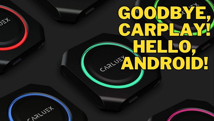 The device converts wired CarPlay to Android