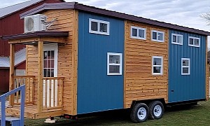 This Adorable Tiny Home Offers a Balanced Mix of Mobility, Coziness, and Functionality