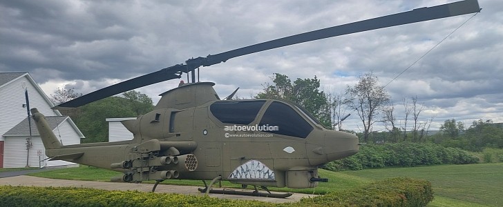 This AH-1G Looks Vicious Working Gate Guard Duty Outside New York VFW