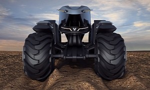 This Alien Tractor Design Is Worthy of a Place in the Next Monster Truck Jam