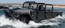 This Amphibious Humvee Is Both a Formidable Rock Crawler and a Pretty Fast Boat