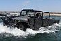 This Amphibious Humvee Is Both a Formidable Rock Crawler and a Pretty Fast Boat