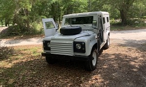 This Armored 1995 Land Rover Defender Was Used by the UN in the Bosnian War