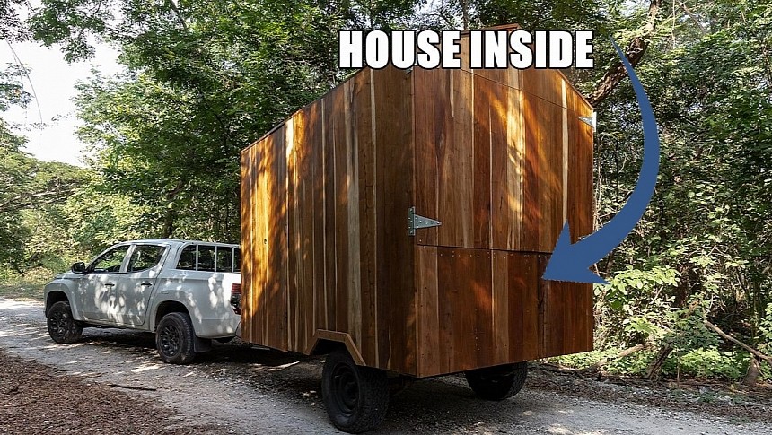 La Casa Nueva camper, a very minimalist mobile home for two