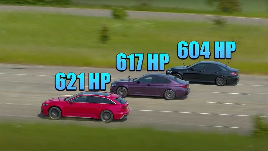 Audi RS 6 Performance vs. BMW M5 Competition vs. Mercedes E 63 S