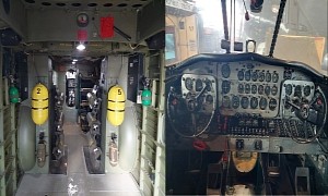 This Awesome War Exhibit is Part Albatross Sea-Plane, Part B-17 Bomber