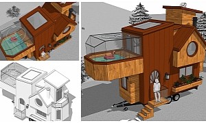 This Baluchon Tiny House Has Everything from a Helipad to a Pool and a Second Level