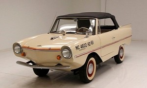 This Barely-Driven Amphicar Deserves a Chance, Because It’s Both Car and Boat