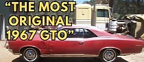This Barn Find Claims to Be "the Most Original 1967 Pontiac GTO," Parked 35 Years Ago