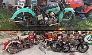 This Barn-Hidden Harley-Davidson Collection Includes Rare Knuckleheads and Trikes
