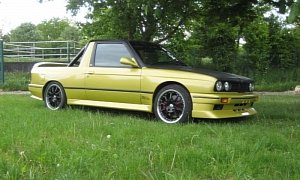 This Baur BMW E30 Convertible Is Now a V8 Pickup Truck