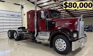 This Beautiful 1965 Kenworth W900A Semi Truck Just Sold for 2024 Corvette Stingray Money