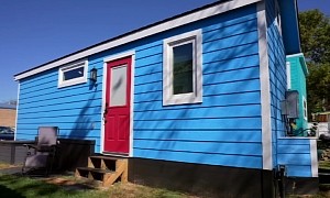 This Belle-Inspired Tiny House Comes With a Full Bathroom and a Downstairs Bedroom