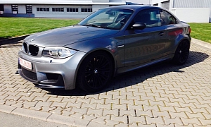 This BMW 1 Series Coupe Has a V10 Under the Bonnet