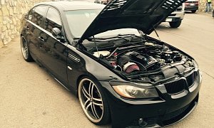 This BMW E90 335i Just Put Down 741 WHP and 624 lb-ft of Torque – Video