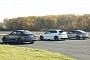 This BMW M240i Simply Annihilates a Golf R and a Caddy CT4-V in a Drag Race
