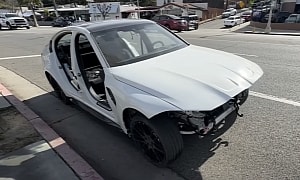 This BMW M3 Was Abandoned on the Streets of Los Angeles, Got Stripped of Everything