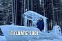 This Boat Is Entirely Carved Out of Ice, Floats Just Like the Real Thing