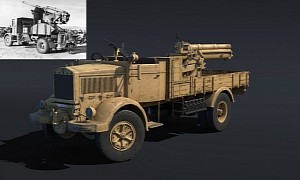 This Bonkers Italian Truck Had a 90-mm Cannon in the Bed, It's Coming to War Thunder
