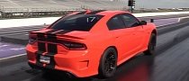 This Boosted Dodge Charger Hellcat Does Demon-Rivaling 9s Passes And a Wheelie