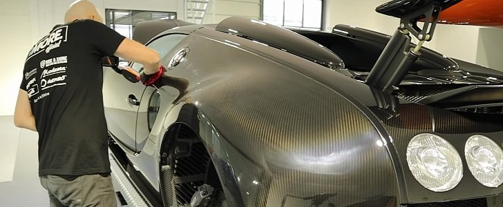 Bugatti Veyron detailing video