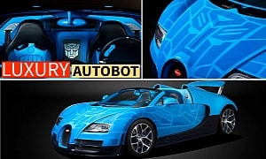 This Bugatti Veyron Grand Sport Vitesse Is a Transformers-Themed Hypercar Based in Madrid