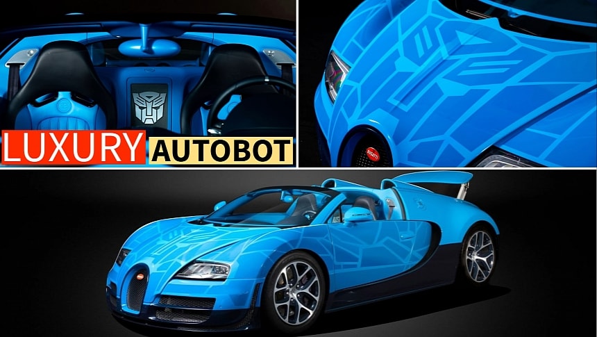 Transformers-themed 2015 Bugatti Veyron 16.4 Grand Sport Vitesse 