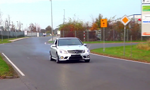This C 63 AMG Acceleration Sound Compilation is Hair-Raising